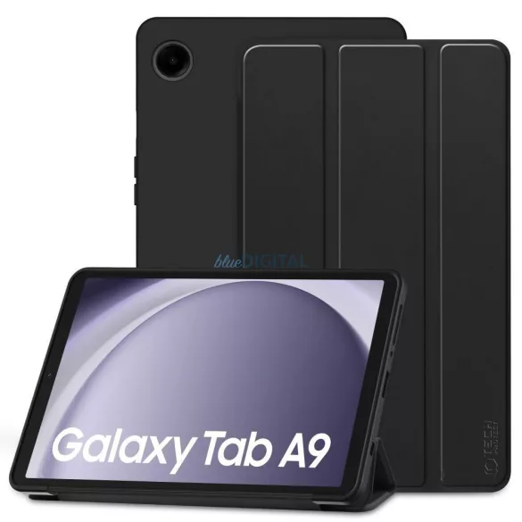 Samsung Tab A9 Tech-Protect Könyvtok - Fekete