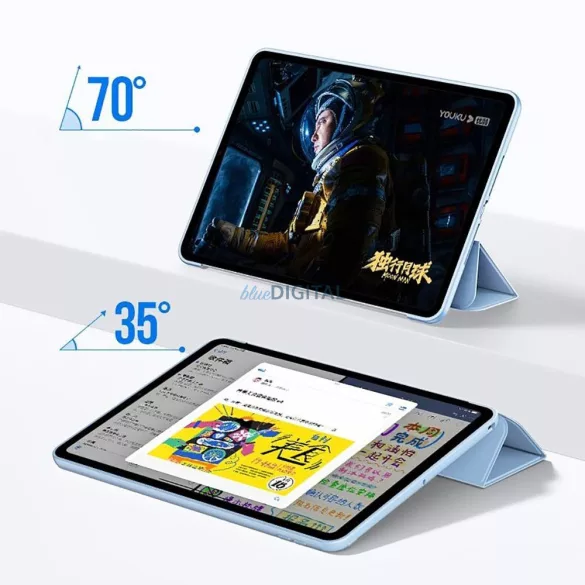 Apple iPad 10.9'' 2022/11'' 2025 Tech-Protect Könyvtok - Pink
