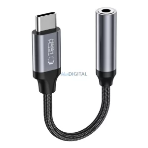 Tech-Protect Type-C to 3.5mm Jack Átalakító - Fekete