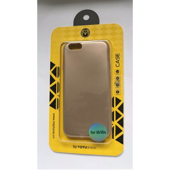 Apple iPhone 6/6s MT by TOTU Elegant TPU - Arany