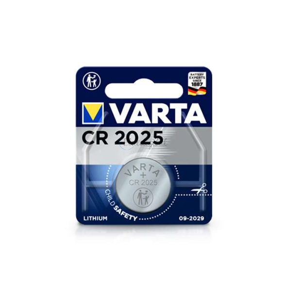 Varta CR2025 lithium gombelem - 3V - 1 db/csomag