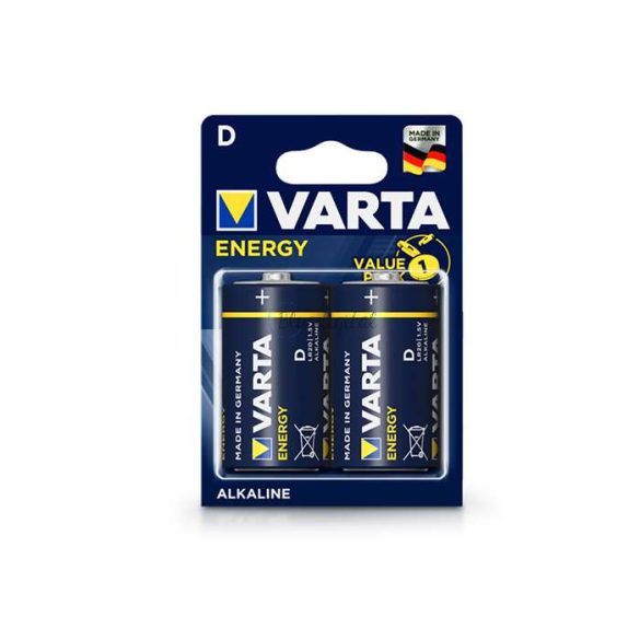 VARTA Energy Alkaline R20 góliát elem - 2 db/csomag