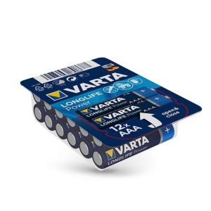 VARTA Longlife Power Alkaline AAA ceruza elem - 12 db/csomag