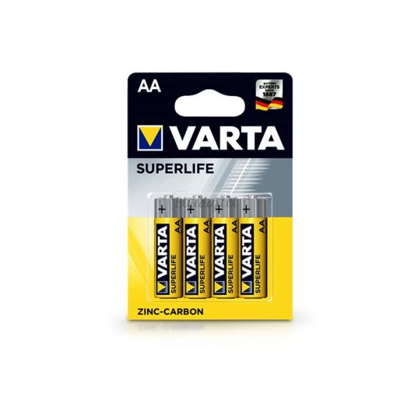 VARTA Super Heavy Duty Zinc-Carbon AA ceruza elem - 4 db/csomag