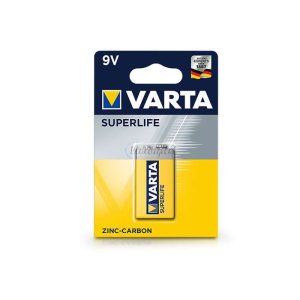 VARTA Superlife Zinc-Carbon 6F22 / 9V elem - 1 db/csomag