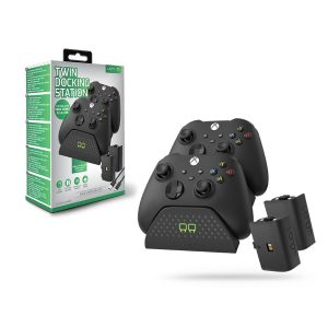 Venom VS2881 Xbox Series S/X&One fekete dupla töltőállomás + 2 db akkumulátor