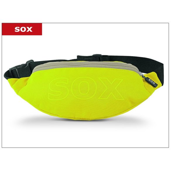 SOX Lifestyle univerzális sport övtáska - UV sárga