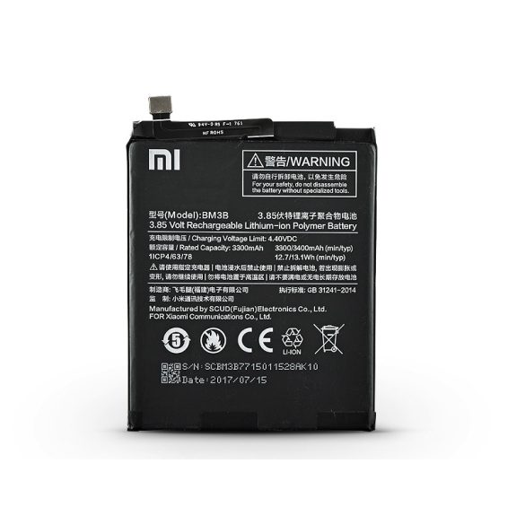 Xiaomi Mi Mix 2/Mix 2s gyári akkumulátor - Li-polymer 3400 mAh - BM3B (ECO csomagolás)