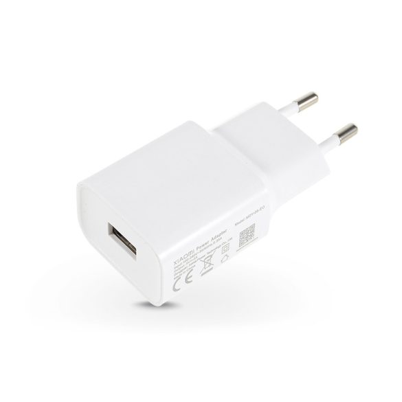 Xiaomi gyári USB hálózati töltő adapter - 5V/2A - MDY-08-EO white (ECO csomagolás)
