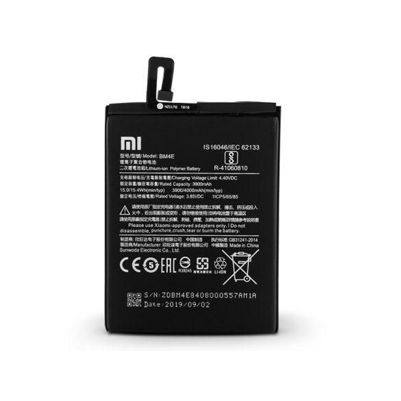 Xiaomi Pocophone F1 gyári akkumulátor - Li-ion Polymer 4000 mAh - BM4E (ECO csomagolás)