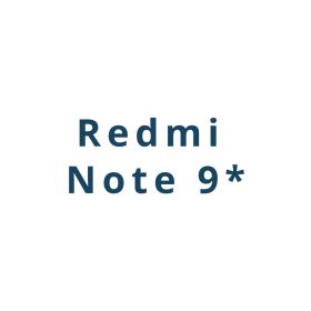 Redmi Note 9* széria tok