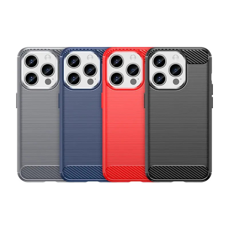 Carbon tok iPhone 15 Pro - fekete