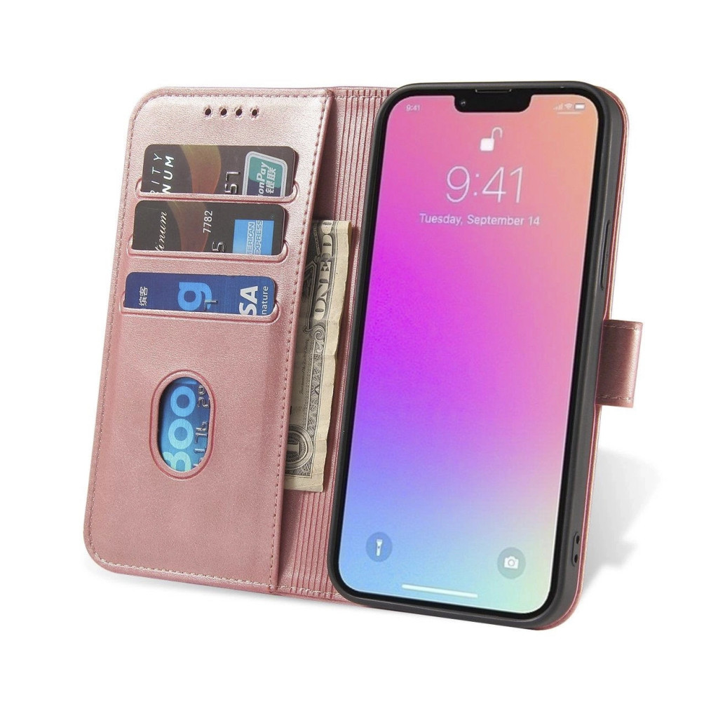 Magnet kinyitható tok Samsung Galaxy S25 Plus - rózsaszín