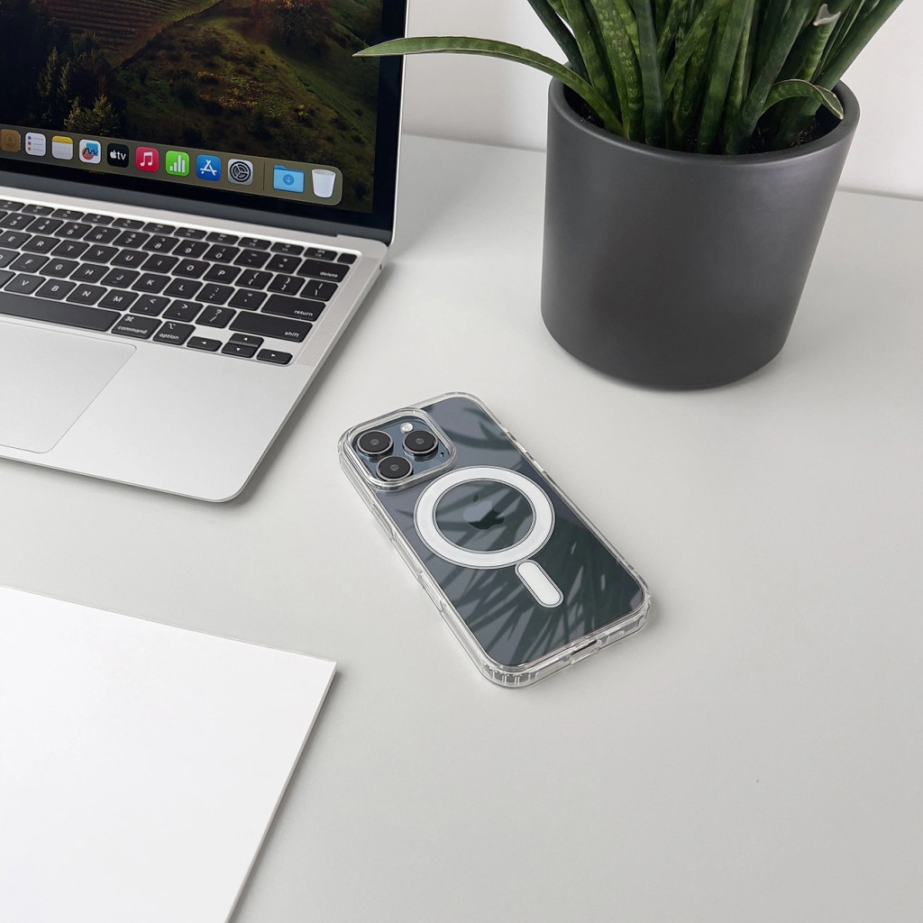 Ultra Clear MagSafe-kompatibilis tok Samsung Galaxy A56 - átlátszó