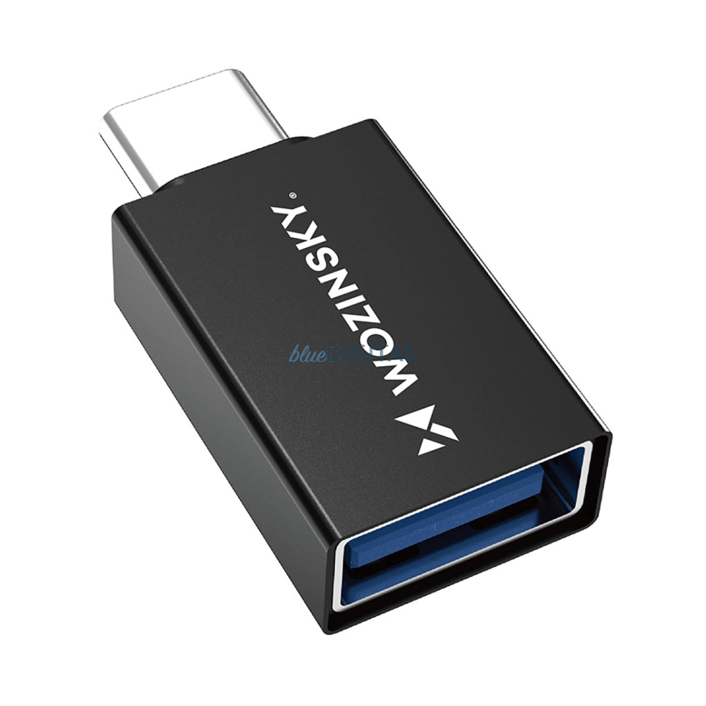 Wozinsky W10GY1S USB-C - USB-A 3.2 10Gb/s adapter - Fekete Wozinsky W10GY1S USB-C - USB-A 3.2 10Gb/s adapter - Fekete