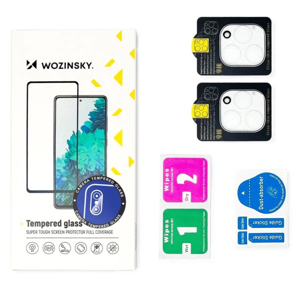 Wozinsky Full Camera Glass kamera lencse védő edzett üveg iPhone Air - 2 db