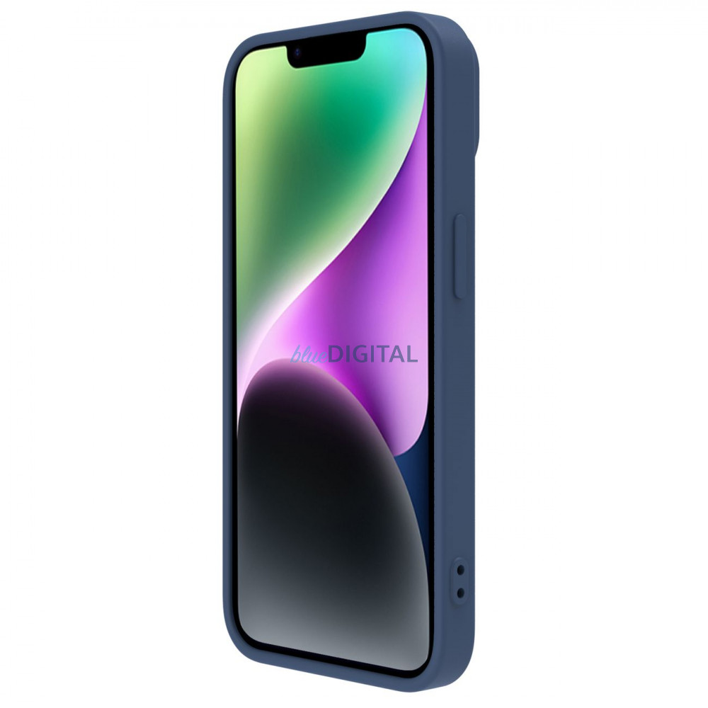 Nillkin CamShield Silky szilikon tok iPhone 14 Plus 6.7 2022 éjkék Nillkin CamShield Silky szilikon tok iPhone 14 Plus 6.7 2022 éjkék