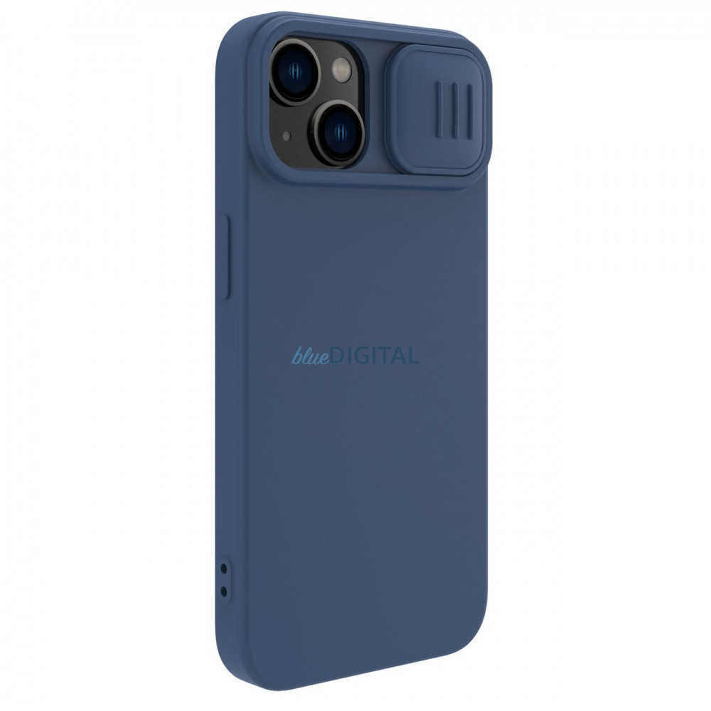 Nillkin CamShield Silky szilikon tok iPhone 14 Plus 6.7 2022 éjkék Nillkin CamShield Silky szilikon tok iPhone 14 Plus 6.7 2022 éjkék