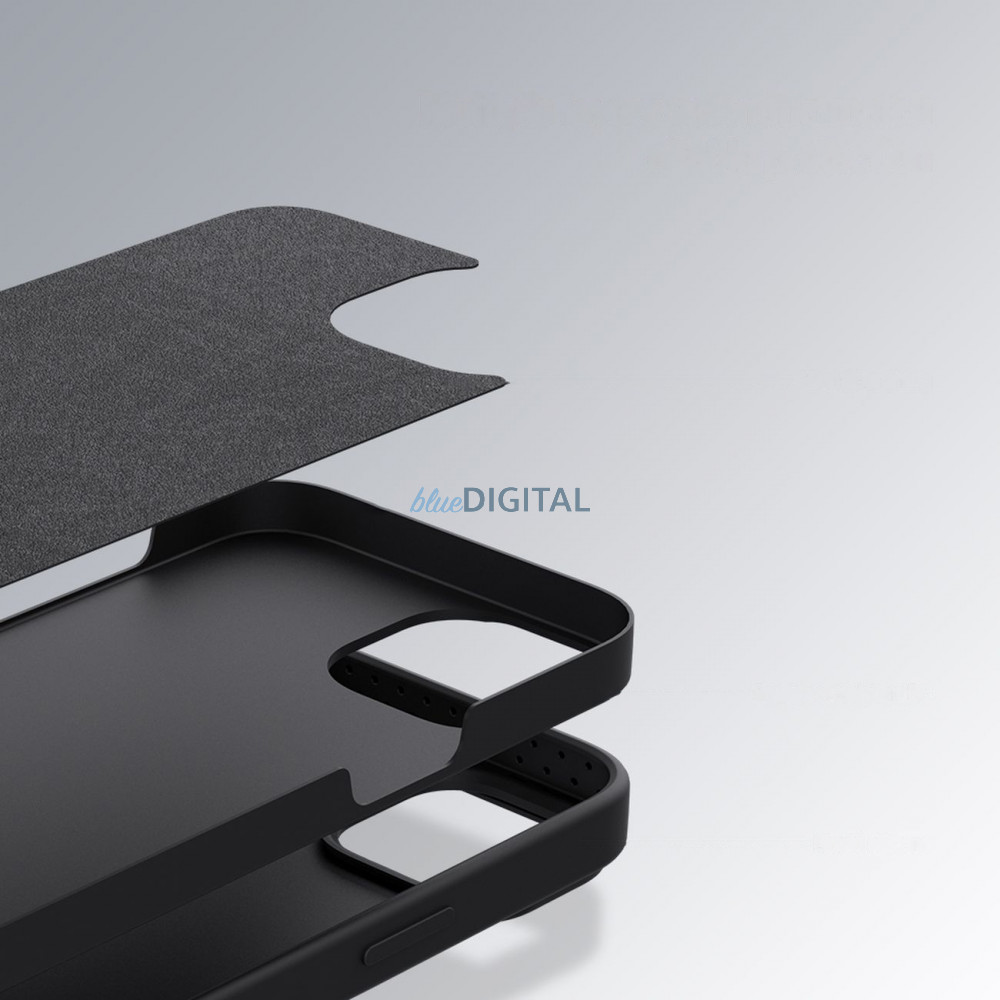 Nillkin CamShield Silky szilikon tok iPhone 14 Plus 6.7 2022 éjkék Nillkin CamShield Silky szilikon tok iPhone 14 Plus 6.7 2022 éjkék