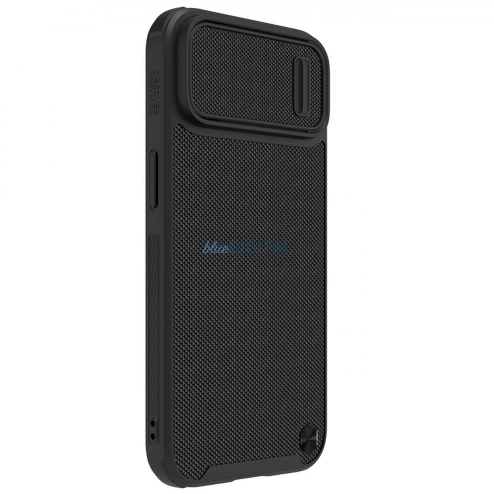 Nillkin Textured S mágneses tok iPhone 14 Plus MagSafe tok kameravédővel fekete