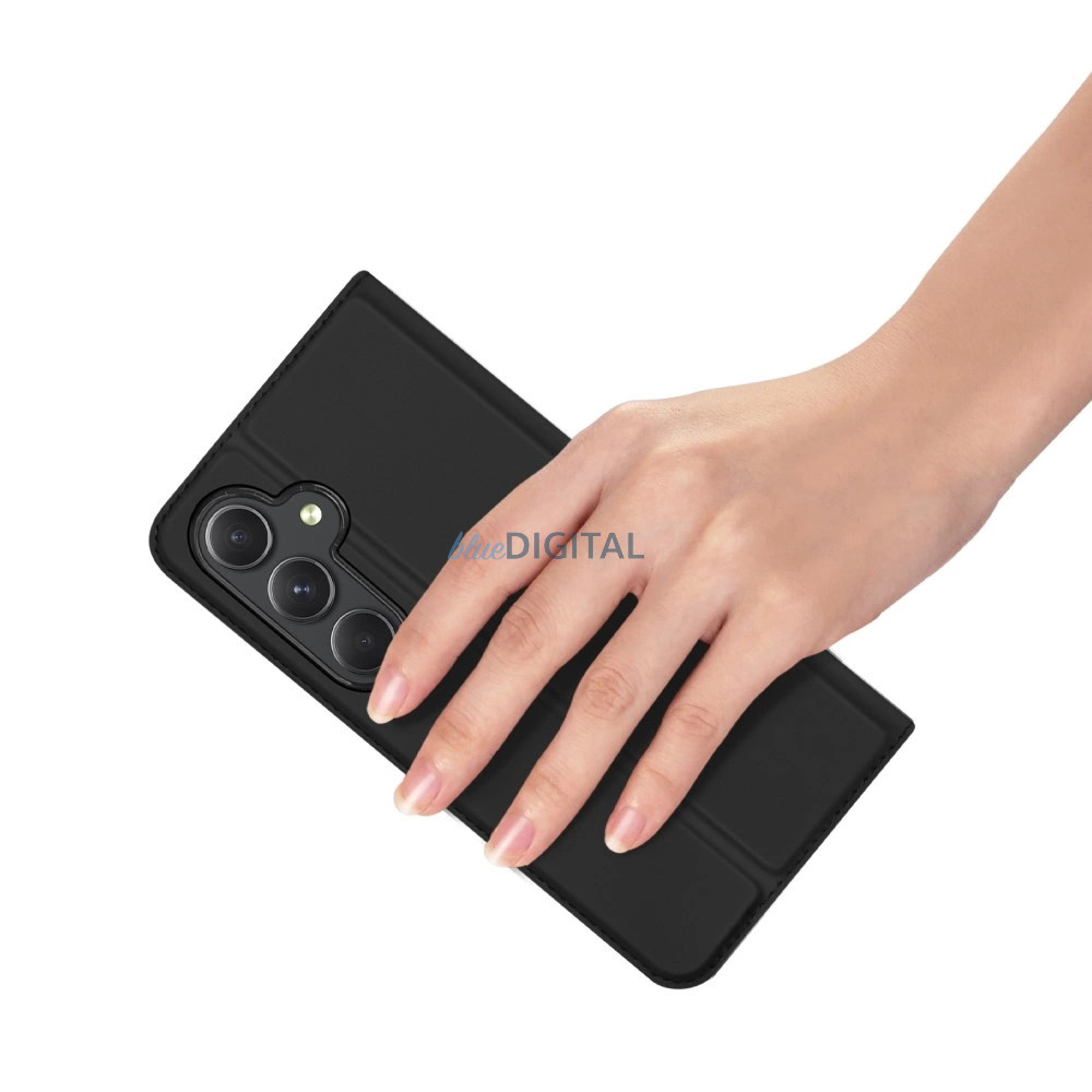 Dux Ducis Skin Pro könyvtok kártyatartóval Samsung Galaxy A55 5G - fekete