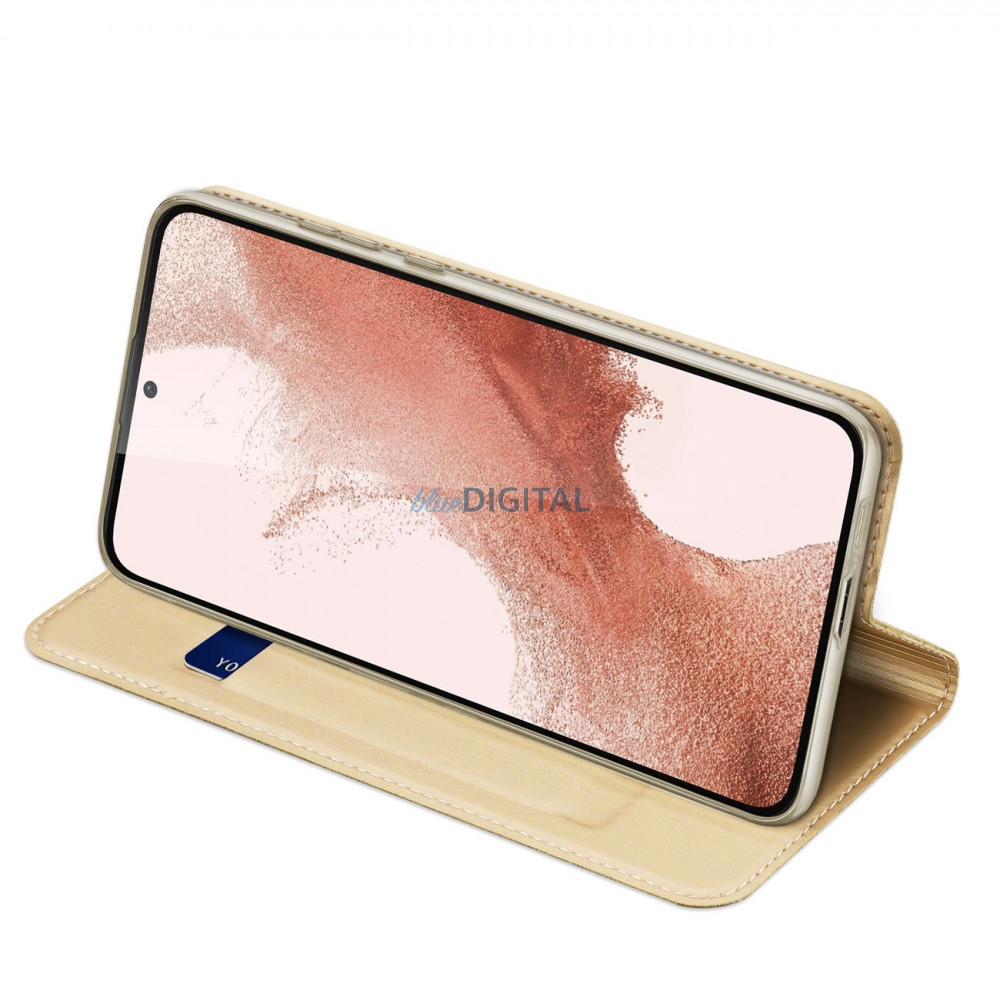 Dux Ducis Skin Pro Case Samsung Galaxy S23+ Flip Card Wallet Stand arany Dux Ducis Skin Pro Case Samsung Galaxy S23+ Flip Card Wallet Stand arany