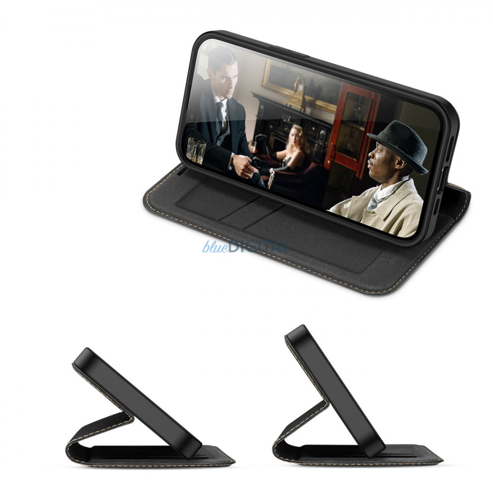 Dux Ducis Skin X2 könyvtok iPhone 14 Plus fekete