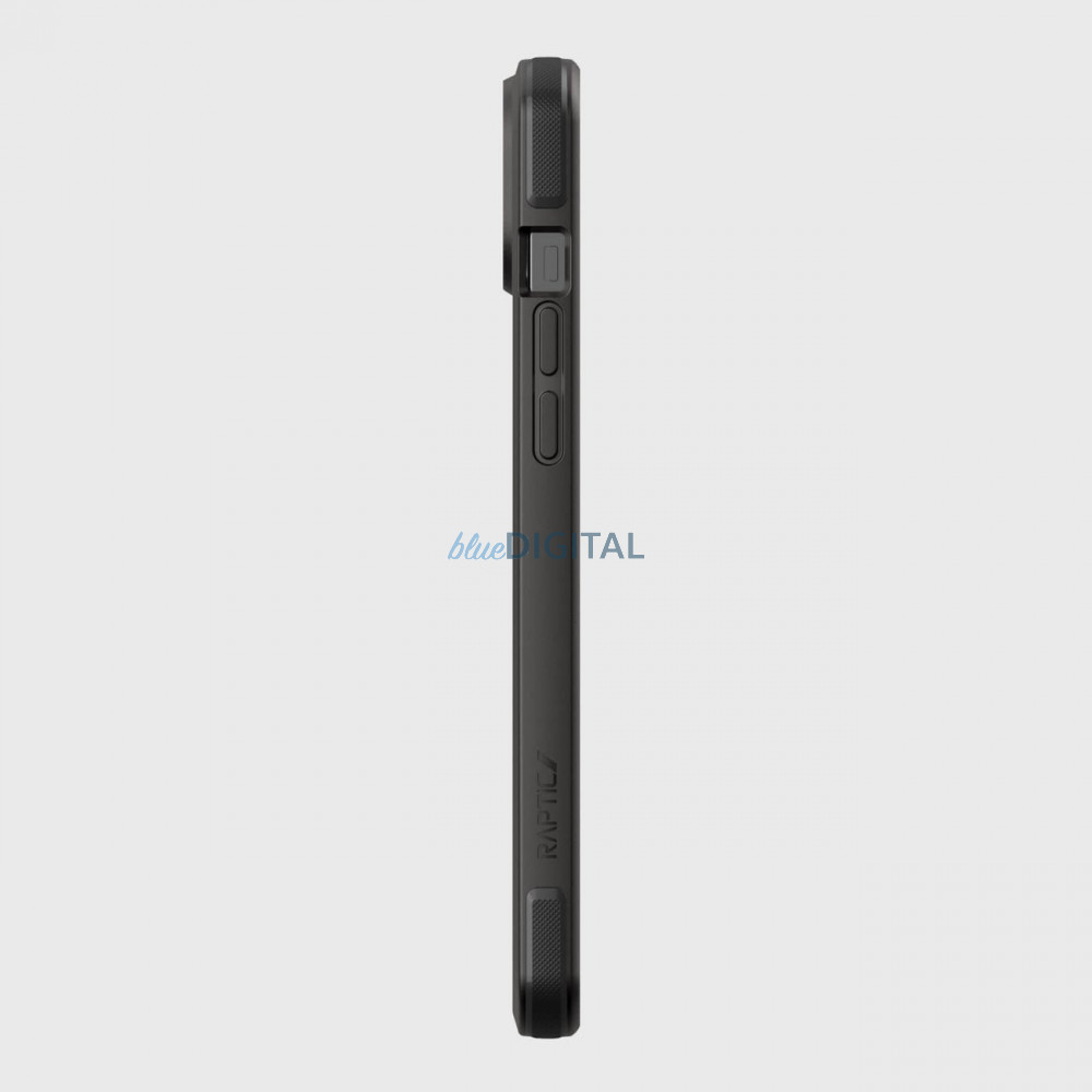 Raptic Secure tok iPhone 14 Plus készülékhez MagSafe páncélozott borítással fekete