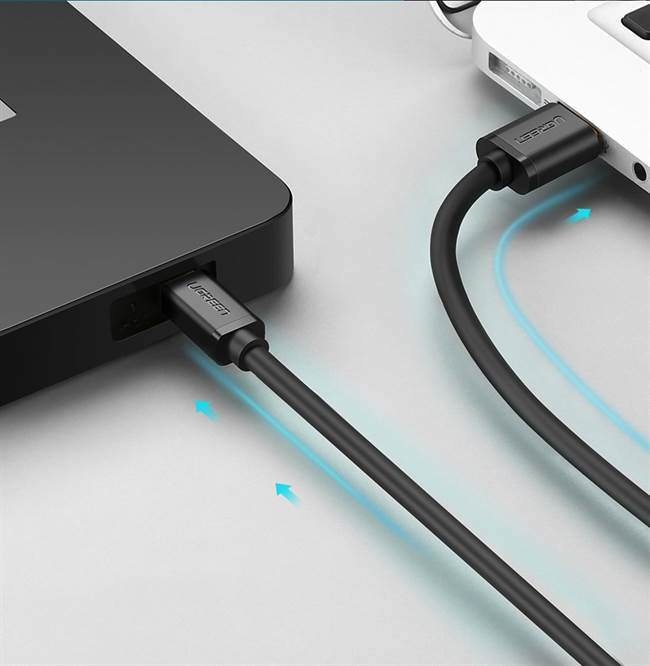 UGREEN USB 2.0 apa Mini 5 Pin Apa Cable 3m (fekete) UGREEN USB 2.0 apa Mini 5 Pin Apa Cable 3m (fekete)