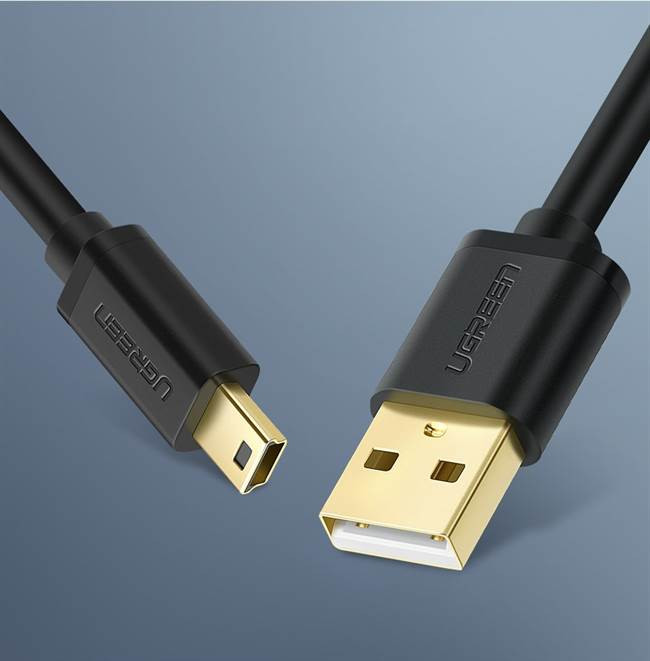 UGREEN USB 2.0 apa Mini 5 Pin Apa Cable 3m (fekete) UGREEN USB 2.0 apa Mini 5 Pin Apa Cable 3m (fekete)