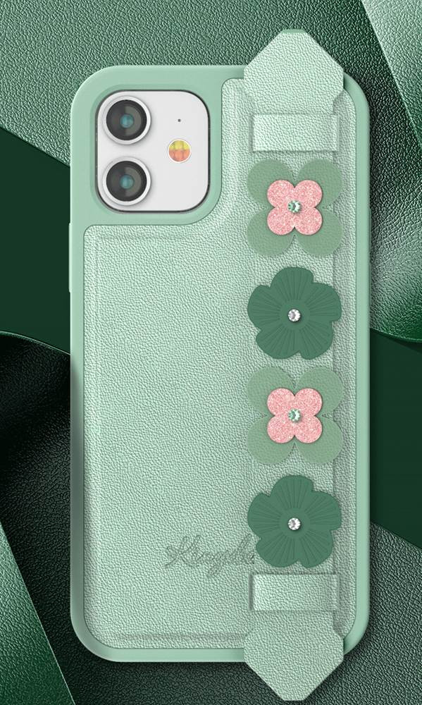 Kingxbar Sweet Series-Green iPhone 12 6.1 ''