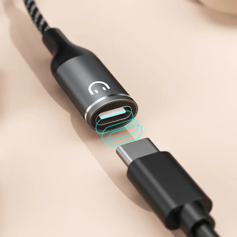 Dudao L13C+ Type-C - Type-C elosztó adapter - szürke Dudao L13C+ Type-C - Type-C elosztó adapter - szürke