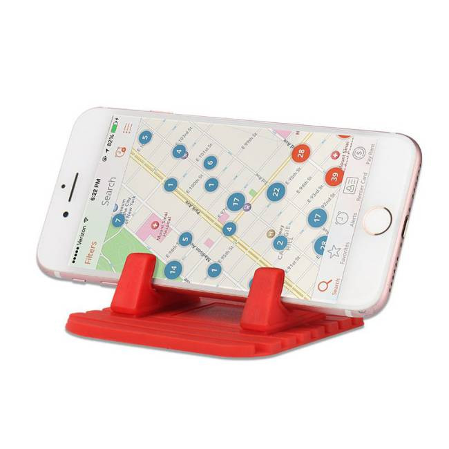 Szilikon Car Phone Holder Portál asztali állvány fekete Szilikon Car Phone Holder Portál asztali állvány fekete