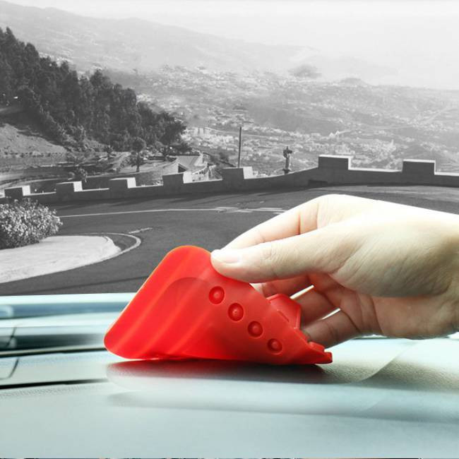 Szilikon Car Phone Holder Portál asztali állvány fekete Szilikon Car Phone Holder Portál asztali állvány fekete