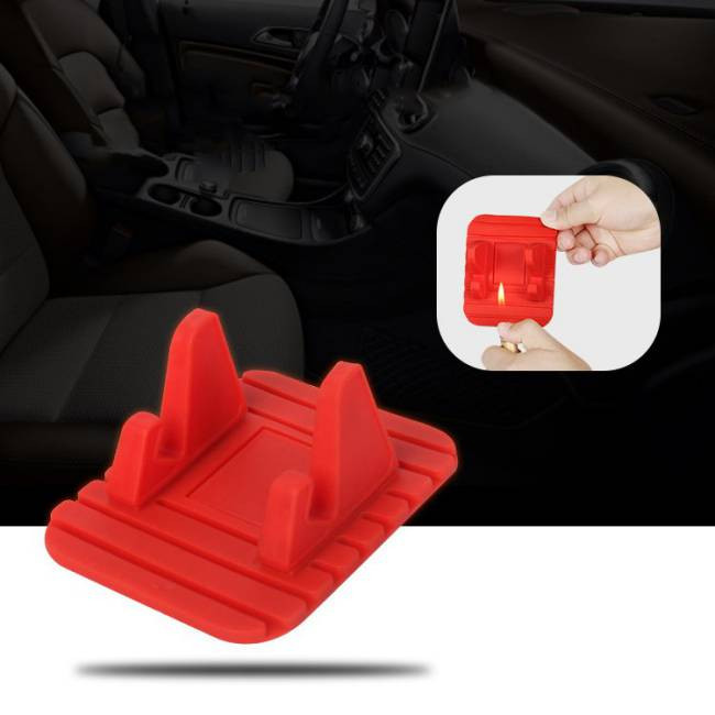 Szilikon Car Phone Holder Portál asztali állvány fekete Szilikon Car Phone Holder Portál asztali állvány fekete