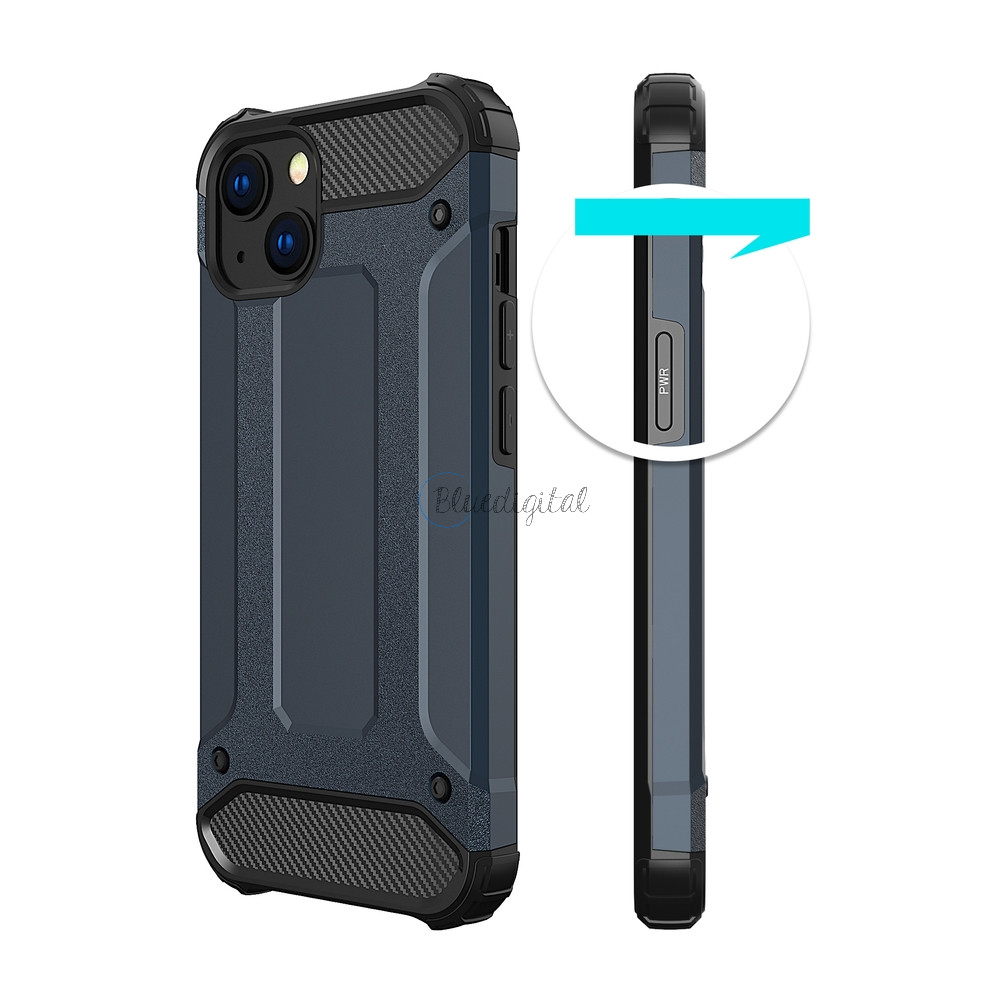 hybrid Armor tok Tough ütésálló tok iPhone 13 Mini Golden hybrid Armor tok Tough ütésálló tok iPhone 13 Mini Golden