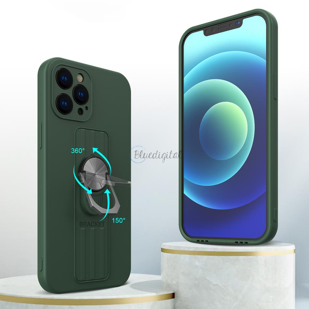 Ring tok szilikon tok iPhone 11 Pro Max - menta