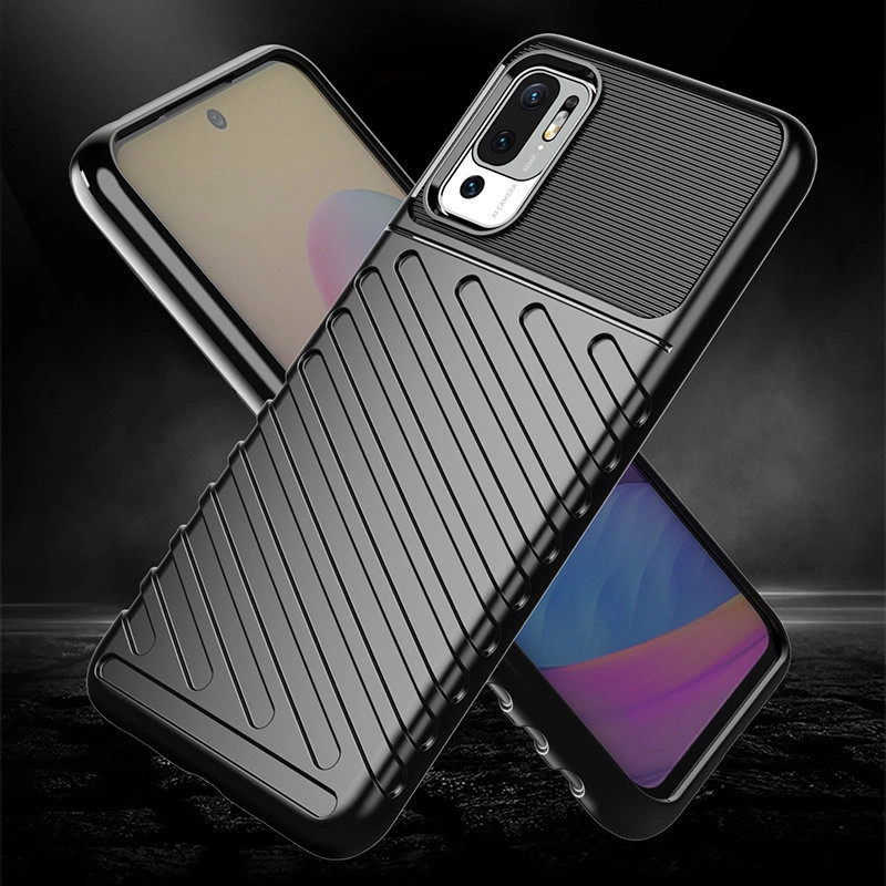 Thunder tok Xiaomi Poco M3 Pro/Redmi Note 10 5G - fekete
