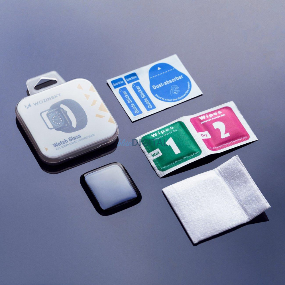 Wozinsky Watch Glass hibrid üveg Apple Watch 3 38mm / Watch 2 38mm / Watch 1 38mm Fekete Wozinsky Watch Glass hibrid üveg Apple Watch 3 38mm / Watch 2 38mm / Watch 1 38mm Fekete