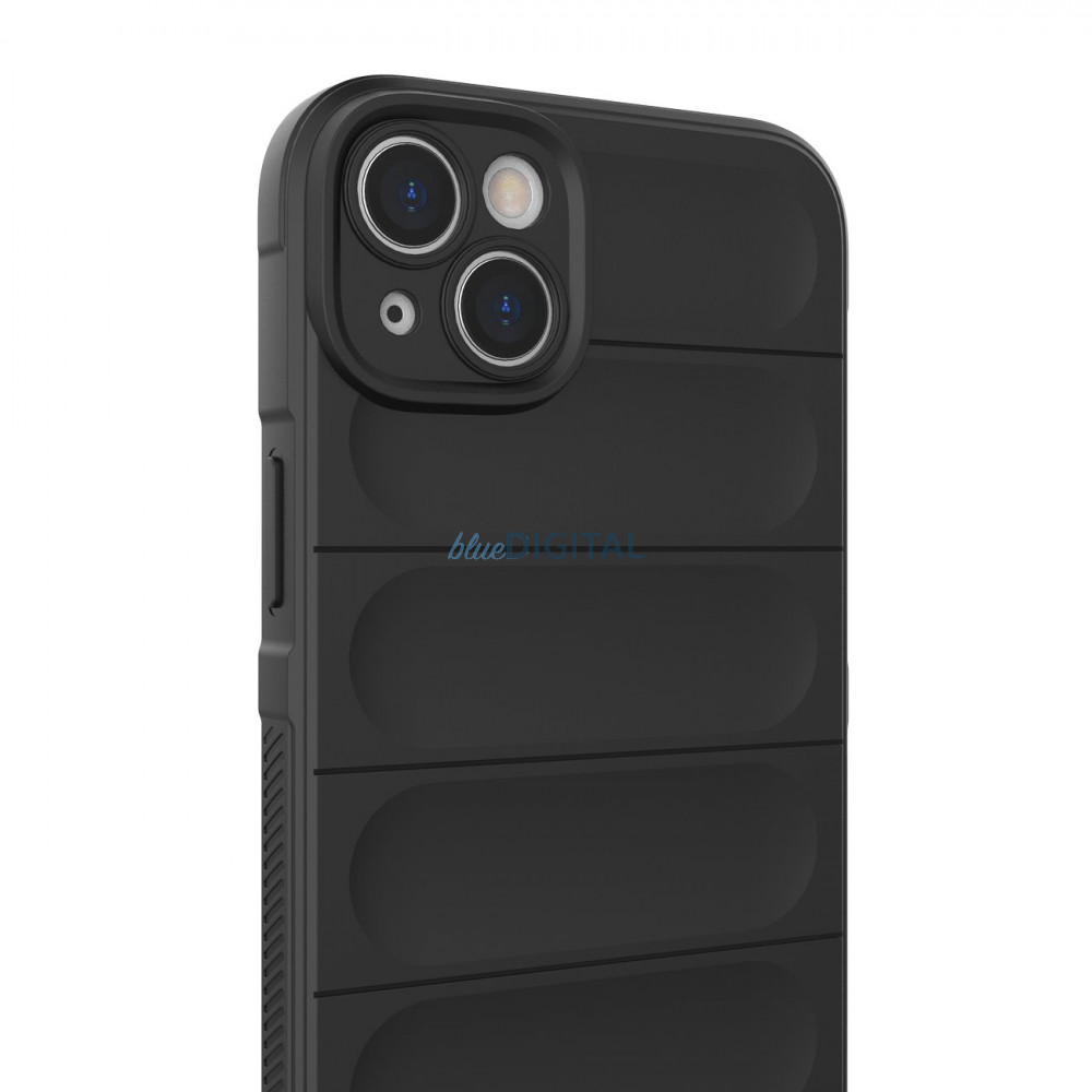 Magic Shield tok iPhone 14 Plus rugalmas Armor sötétkék tok