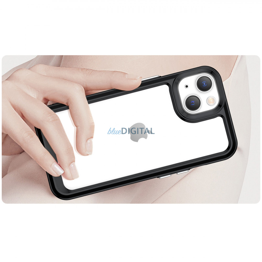Outer Space tok iPhone 14 Plus - fekete