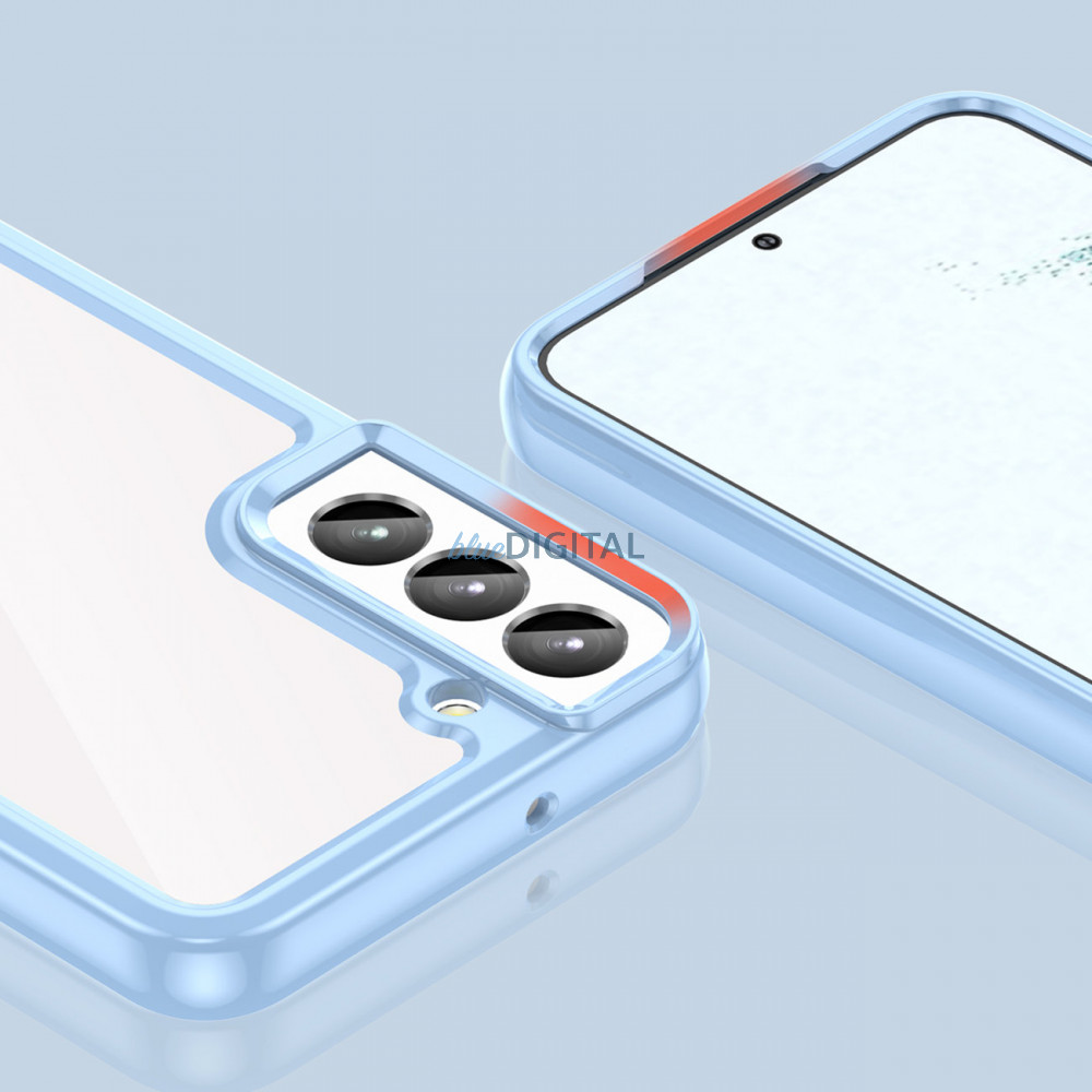 Outer Space tok Samsung Galaxy S23+ tok rugalmas kerettel kék Outer Space tok Samsung Galaxy S23+ tok rugalmas kerettel kék