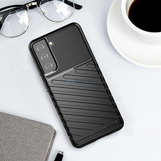 Thunder Case tok Samsung Galaxy S23+ szilikon Armor tok kék
