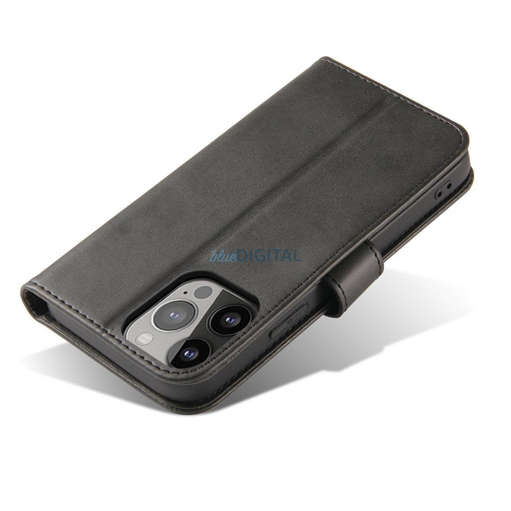 Flip and Wallet mágneses tok Infinix Hot 30 - fekete Flip and Wallet mágneses tok Infinix Hot 30 - fekete