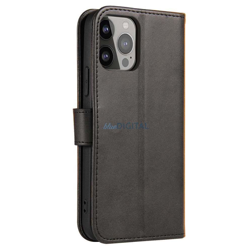 Flip and Wallet mágneses tok Infinix Hot 30 - fekete Flip and Wallet mágneses tok Infinix Hot 30 - fekete
