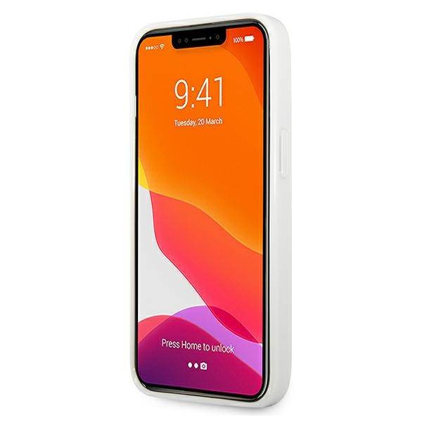 Mercedes MEHCP13SESPWH iPhone 13 mini 5,4" fehér ezüst csillag mintás keménytok Mercedes MEHCP13SESPWH iPhone 13 mini 5,4" fehér ezüst csillag mintás keménytok