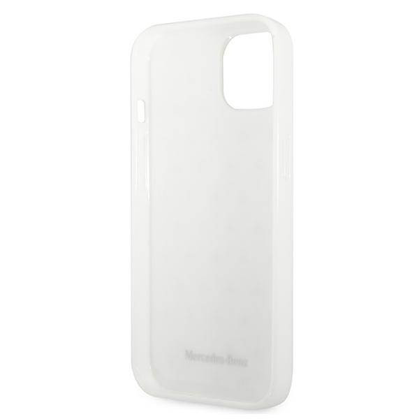 Mercedes MEHCP13SESPWH iPhone 13 mini 5,4" fehér ezüst csillag mintás keménytok Mercedes MEHCP13SESPWH iPhone 13 mini 5,4" fehér ezüst csillag mintás keménytok