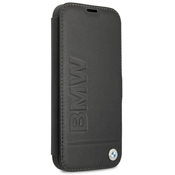 BMW BMFLBKP13SSLLBK iPhone 13 mini 5,4" Signature fekete könyvtok