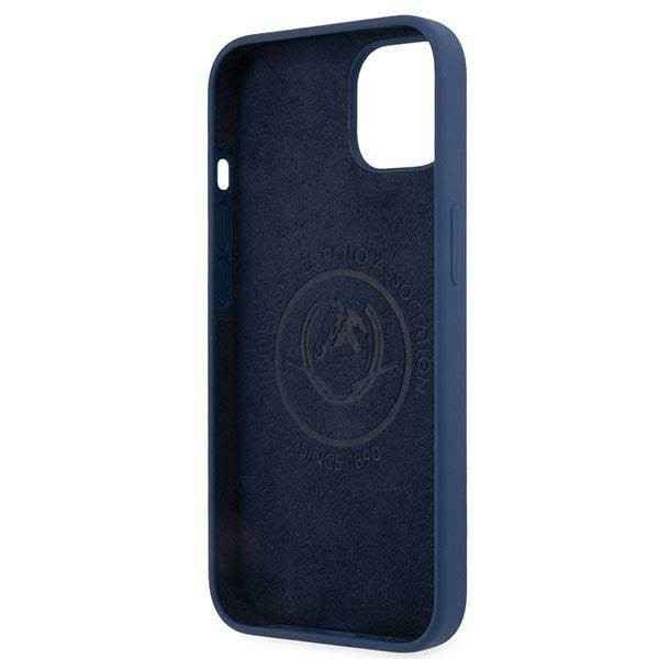 US Polo USHCP13SSFGV iPhone 13 mini 5,4" kék Silicone Collection tok US Polo USHCP13SSFGV iPhone 13 mini 5,4" kék Silicone Collection tok
