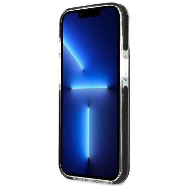 Karl Lagerfeld KLHCP13STPEIKK iPhone 13 mini 5,4" keménytok fekete ikonikus Karl Lagerfeld tok